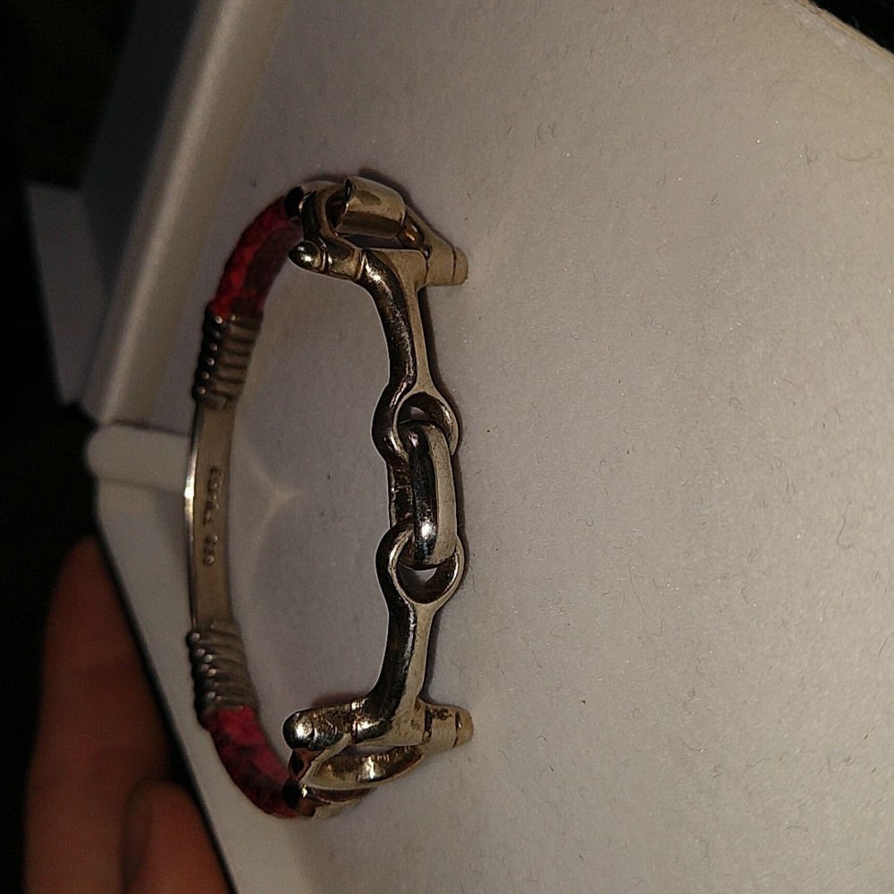 Vintage Native American Pink Python Equestrian Br… - image 3